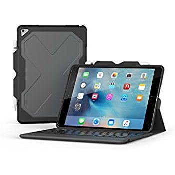NMS-ZAGG Rugged Messenger Folio-Apple iPad 9.7&quot; Black Case