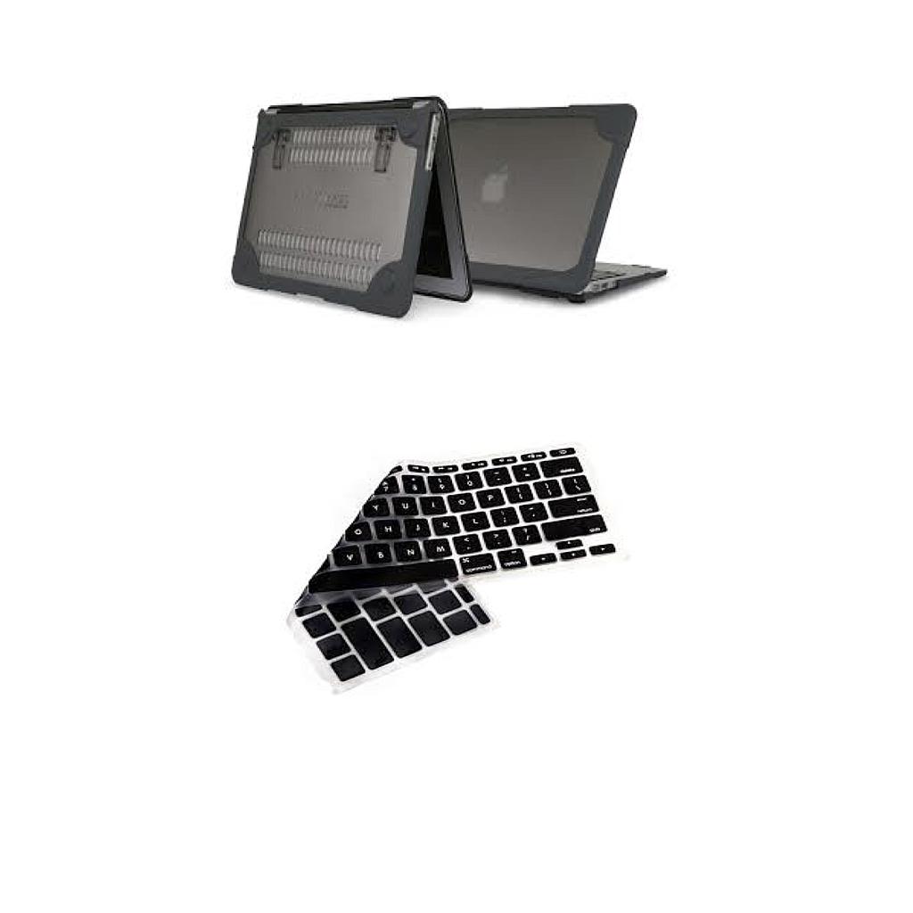 UAS-Max Extreme Shell Case for MacBook Range with Rubber Skin Keyboard