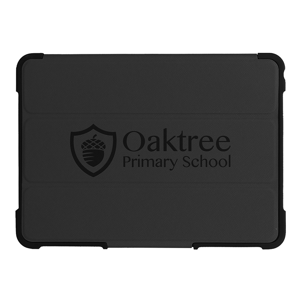 Oaktree - Nutkase Bumpkase w/ Stylus Holder For iPad 10.2&quot; (7th Gen) With School Logo